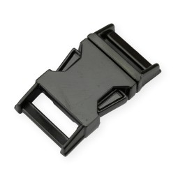 Пряжка-фастекс ЧОРНИЙ ГРАФІТ 20х47 мм типS